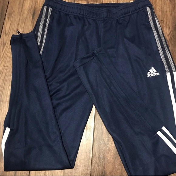 Brand new NWT adidas navy blue tracksuit ladies small pants and medium jacket. - Picture 9 of 9